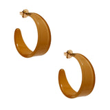 Large Chunky Resin  Hoop Earring - Annie Jack TX