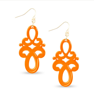 Double Scroll Drop Earring - Annie Jack TX
