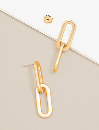 Cable Link Drop Earrings - Annie Jack TX