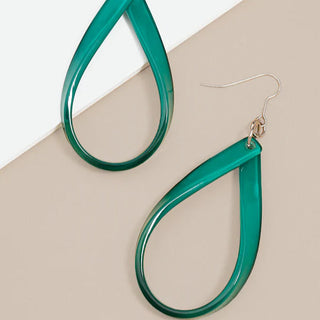 Resin Ribbon Loop Earring - Annie Jack TX
