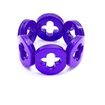 Resin Clover Stretch Bracelet - Annie Jack TX